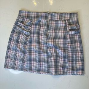 Boohoo Pink and Gray Women’s Skirt !